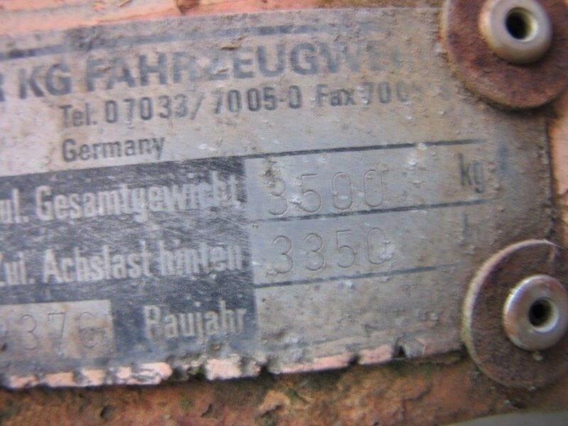 TTS-3,5 mit Auffahrrampe TTS-3,5 mit Auffahrrampe - Приколка за градежни машини: слика 2 TTS-3,5 mit Auffahrrampe TTS-3,5 mit Auffahrrampe - Приколка за градежни машини: слика 2