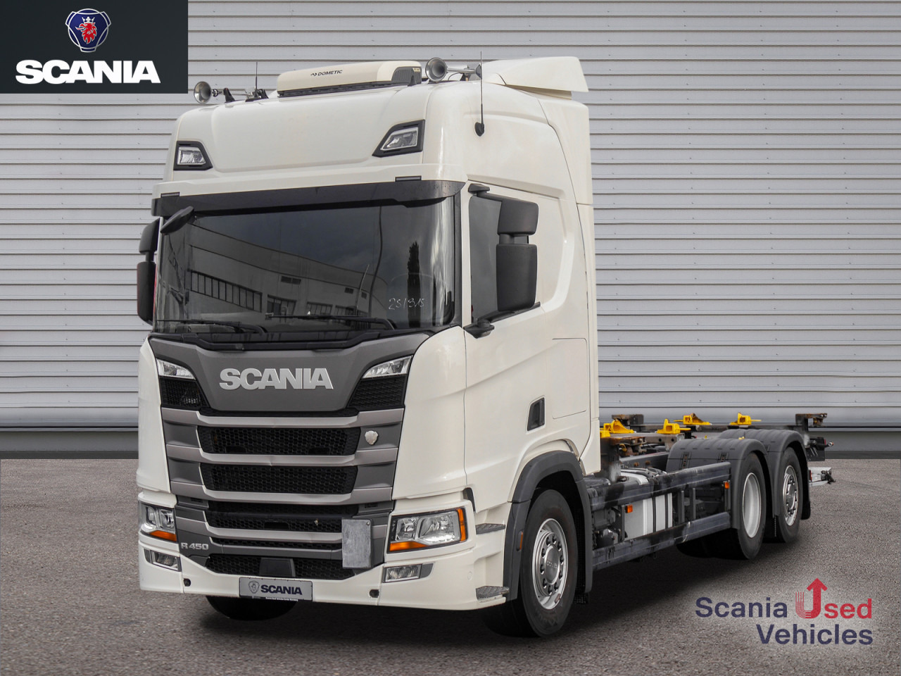 SCANIA R 450 B6x2NB - Schaltgetriebe / LBW - - Транспортер на контејнер/ Камион со променливо тело: слика 1 SCANIA R 450 B6x2NB - Schaltgetriebe / LBW - - Транспортер на контејнер/ Камион со променливо тело: слика 1