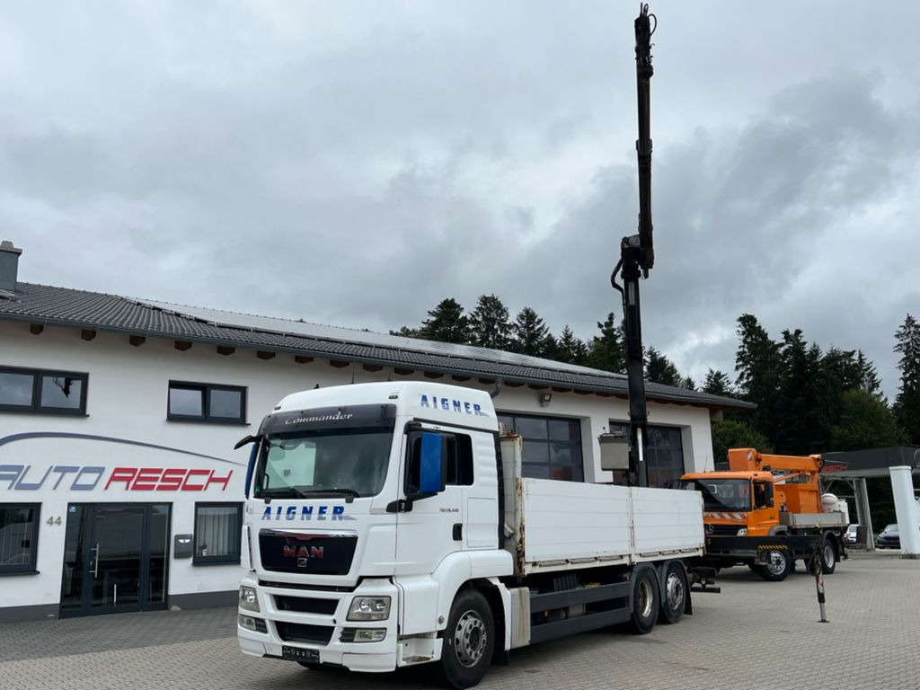 MAN TGS 26.440 Baustoff mit HIAB XS 166 Kran MAN TGS 26.440 Baustoff mit HIAB XS 166 Kran - Камион со платформа, Камион со кран: слика 1 MAN TGS 26.440 Baustoff mit HIAB XS 166 Kran MAN TGS 26.440 Baustoff mit HIAB XS 166 Kran - Камион со платформа, Камион со кран: слика 1