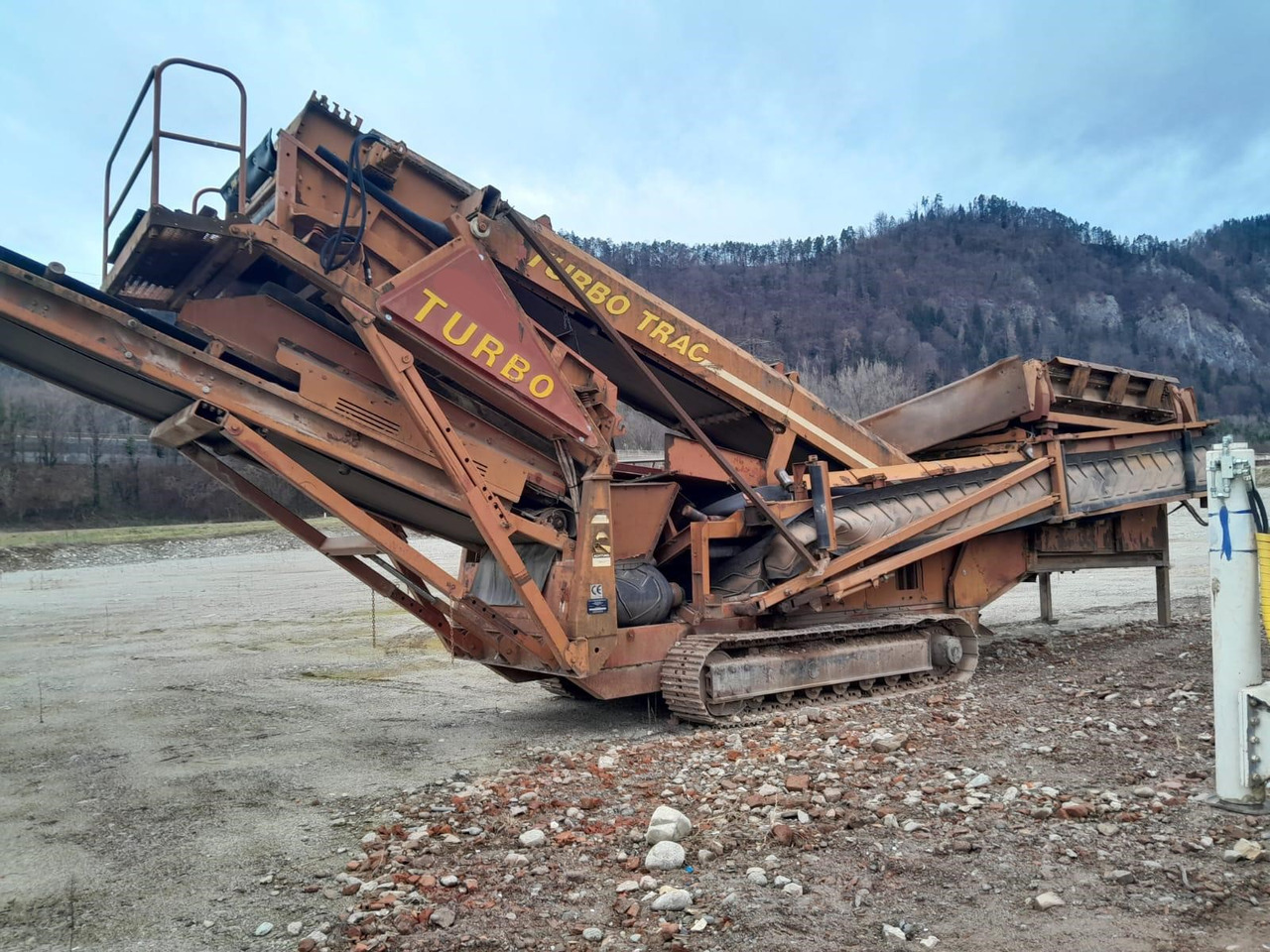 EXTEC Turbo Trac mobile Siebanlage - Градежно сито: слика 1 EXTEC Turbo Trac mobile Siebanlage - Градежно сито: слика 1