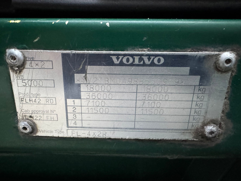 Камион сандучар Volvo FL 240 / 6 Cylinder / 18 Tons / Manual / Tail Lift / TUV:12-2025 / NL Truck: слика 17