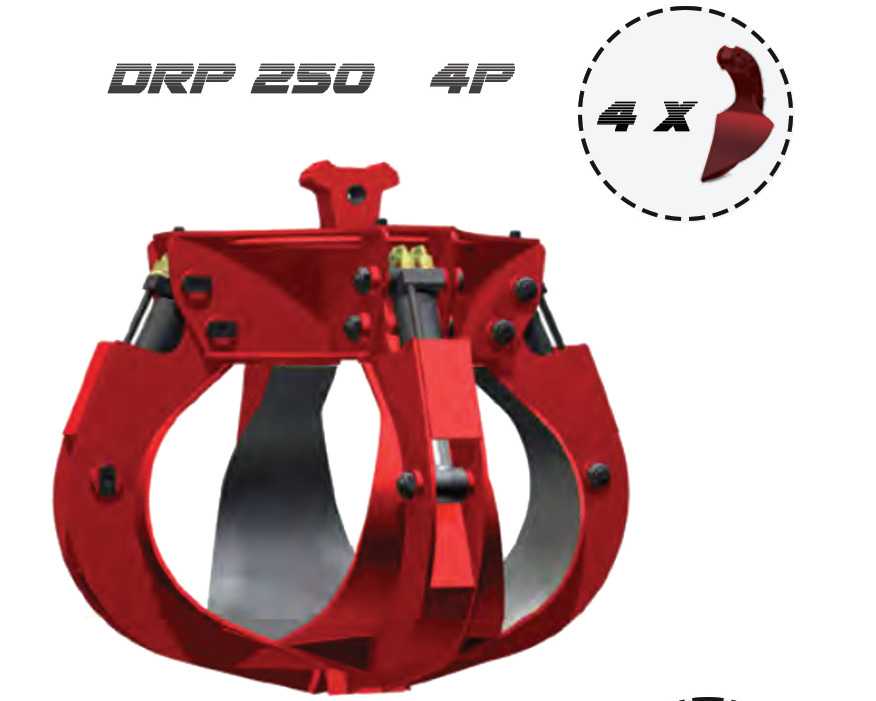 DEMOQ DRP250 4P Hydraulic Polyp -grab 310 kg - Фаќалка за Градежна машина: слика 1 DEMOQ DRP250 4P Hydraulic Polyp -grab 310 kg - Фаќалка за Градежна машина: слика 1