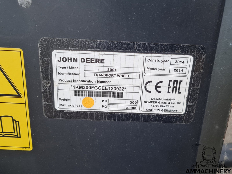 Kemper 390 PLUS support wheel - Додатни делови за жнеач на сточна храна: слика 4 Kemper 390 PLUS support wheel - Додатни делови за жнеач на сточна храна: слика 4