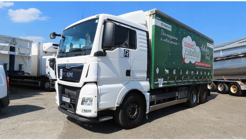 MAN TGX 18.480 446577 KM! RETARDER+ liftaxel + moving axel - Камион со церада: слика 2 MAN TGX 18.480 446577 KM! RETARDER+ liftaxel + moving axel - Камион со церада: слика 2