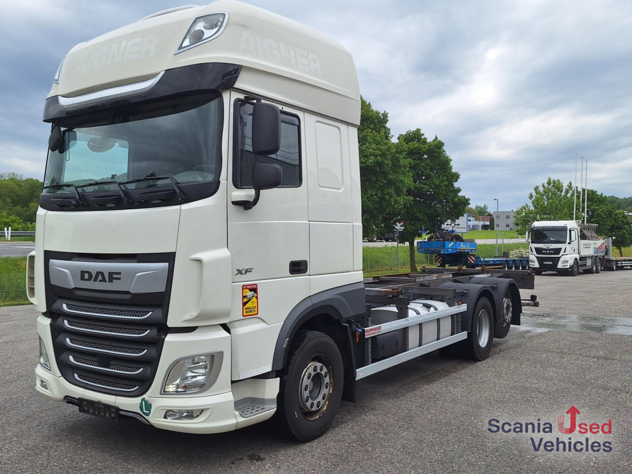 Транспортер на контејнер/ Камион со променливо тело DAF XF 480 6x2 SSC Intarder !: слика 8