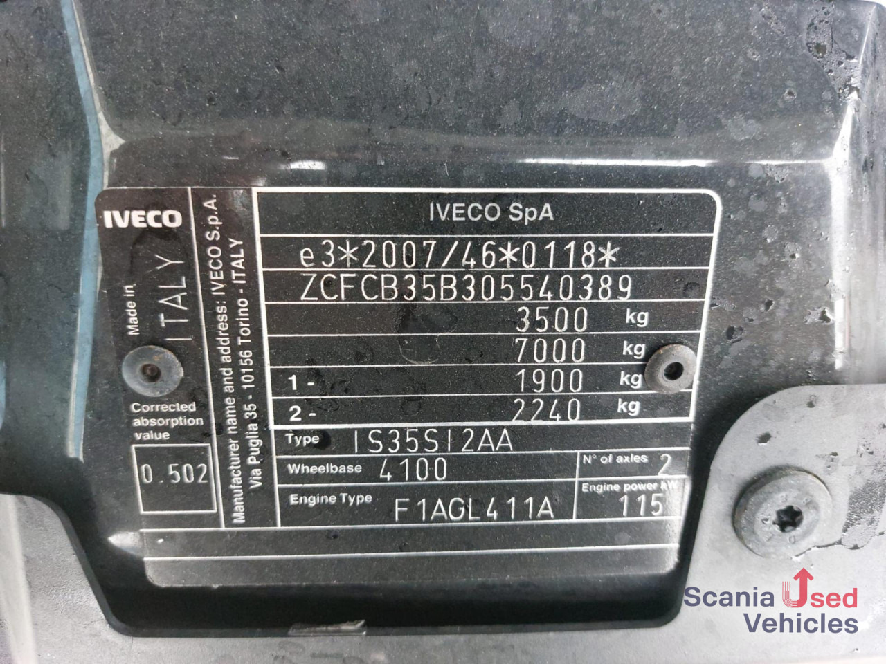 IVECO 35 C 16 Koffer Ladebordwand - Комбе фургон: слика 4 IVECO 35 C 16 Koffer Ladebordwand - Комбе фургон: слика 4