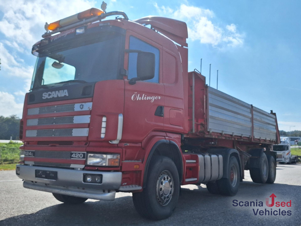 SCANIA R124 CA4X4HZ 420 Allrad Komplettzug ! - Камион влекач: слика 1 SCANIA R124 CA4X4HZ 420 Allrad Komplettzug ! - Камион влекач: слика 1