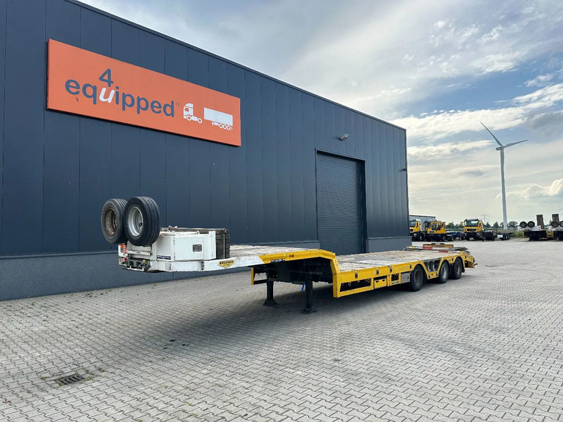 Broshuis E-2190/27 lowloader, wheel well, 4,1m extendable, steering axle - Полуприколка за низок утовар: слика 1 Broshuis E-2190/27 lowloader, wheel well, 4,1m extendable, steering axle - Полуприколка за низок утовар: слика 1
