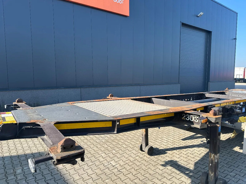 Транспортер на контејнер/ Полуприколка со променливо тело Burg 20FT / 20FT SWAP ADR, 3.690kg, SAF INTRADISC, 2 liftassen, APK/ADR: 9/2025: слика 19