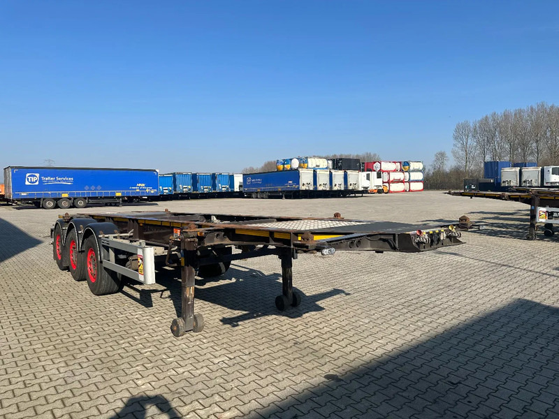 Транспортер на контејнер/ Полуприколка со променливо тело Burg 20FT / 20FT SWAP ADR, 3.690kg, SAF INTRADISC, 2 liftassen, APK/ADR: 9/2025: слика 7