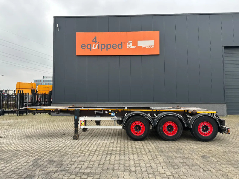 Burg 20FT ADR (EX/II, EX/III, FL, AT) Chassis, Empty weight : 3.690kg, SAF INTRADISC, 2x Liftaxle, NL-chassis - Транспортер на контејнер/ Полуприколка со променливо тело: слика 2 Burg 20FT ADR (EX/II, EX/III, FL, AT) Chassis, Empty weight : 3.690kg, SAF INTRADISC, 2x Liftaxle, NL-chassis - Транспортер на контејнер/ Полуприколка со променливо тело: слика 2