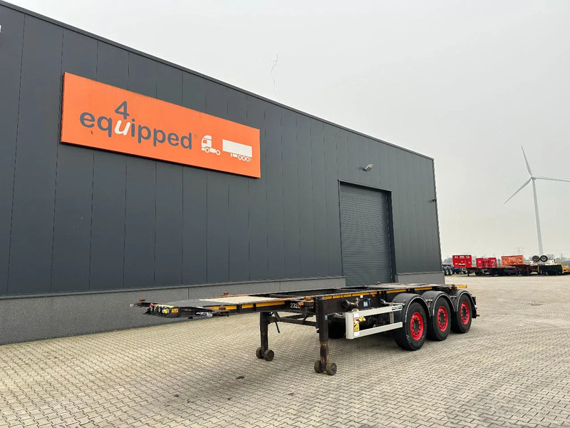 Burg 20FT ADR (EX/II, EX/III, FL, AT) Chassis, Leergewicht : 3.690kg, SAF INTRADISC, 2x Liftachse, NL-Chassis, APK/ADR: 04-2025 - Транспортер на контејнер/ Полуприколка со променливо тело: слика 1 Burg 20FT ADR (EX/II, EX/III, FL, AT) Chassis, Leergewicht : 3.690kg, SAF INTRADISC, 2x Liftachse, NL-Chassis, APK/ADR: 04-2025 - Транспортер на контејнер/ Полуприколка со променливо тело: слика 1