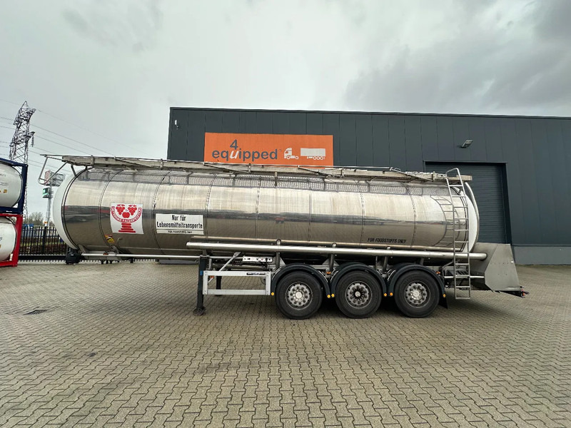 Feldbinder FOOD / LEVENSMIDDELEN / LEBENSMITTEL / 33.500L / 3-COMP / PUMP / NL-trailer / APK: 05-2026 - Полуприколка цистерна: слика 2 Feldbinder FOOD / LEVENSMIDDELEN / LEBENSMITTEL / 33.500L / 3-COMP / PUMP / NL-trailer / APK: 05-2026 - Полуприколка цистерна: слика 2
