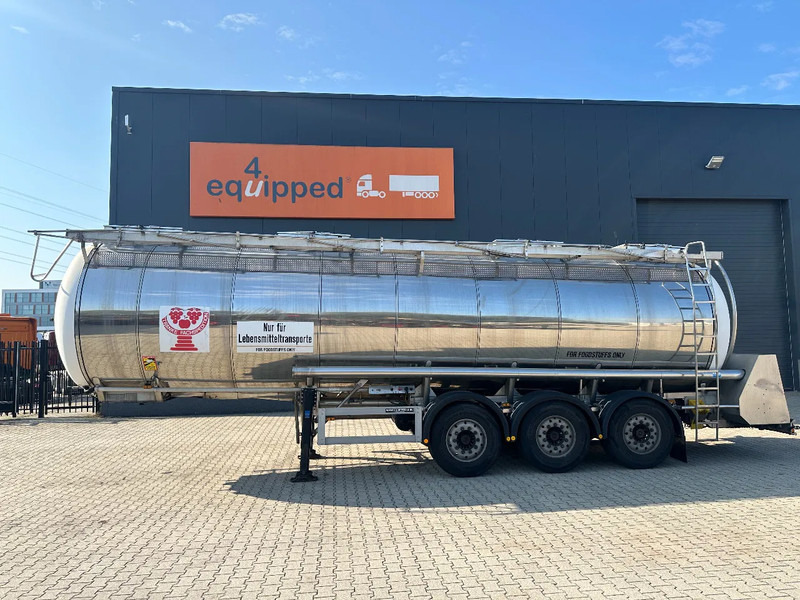 Feldbinder FOOD / LEVENSMIDDELEN / LEBENSMITTEL / 33.500L / 3-COMP / PUMP / NL-trailer / APK: 05-2026 - Полуприколка цистерна: слика 2 Feldbinder FOOD / LEVENSMIDDELEN / LEBENSMITTEL / 33.500L / 3-COMP / PUMP / NL-trailer / APK: 05-2026 - Полуприколка цистерна: слика 2
