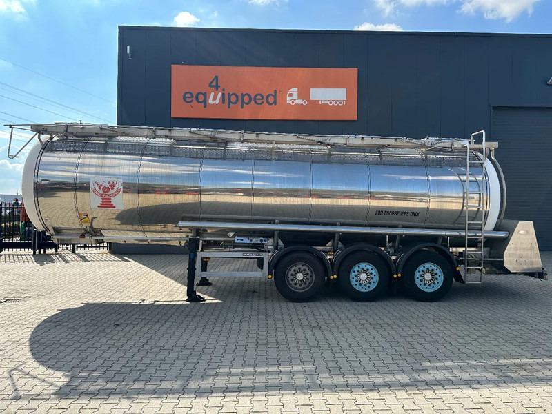 Feldbinder LEBENSMITTEL / LEVENSMIDDELEN FOOD / 33.500L / 3-COMP / PUMPE / NL-trailer / APK: 09-2026 - Полуприколка цистерна: слика 2 Feldbinder LEBENSMITTEL / LEVENSMIDDELEN FOOD / 33.500L / 3-COMP / PUMPE / NL-trailer / APK: 09-2026 - Полуприколка цистерна: слика 2