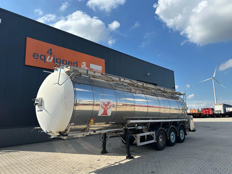 Feldbinder LEBENSMITTEL / LEVENSMIDDELEN FOOD / 33.500L / 3-COMP / PUMPE / NL-trailer / APK: 09-2026 - Полуприколка цистерна: слика 1 Feldbinder LEBENSMITTEL / LEVENSMIDDELEN FOOD / 33.500L / 3-COMP / PUMPE / NL-trailer / APK: 09-2026 - Полуприколка цистерна: слика 1
