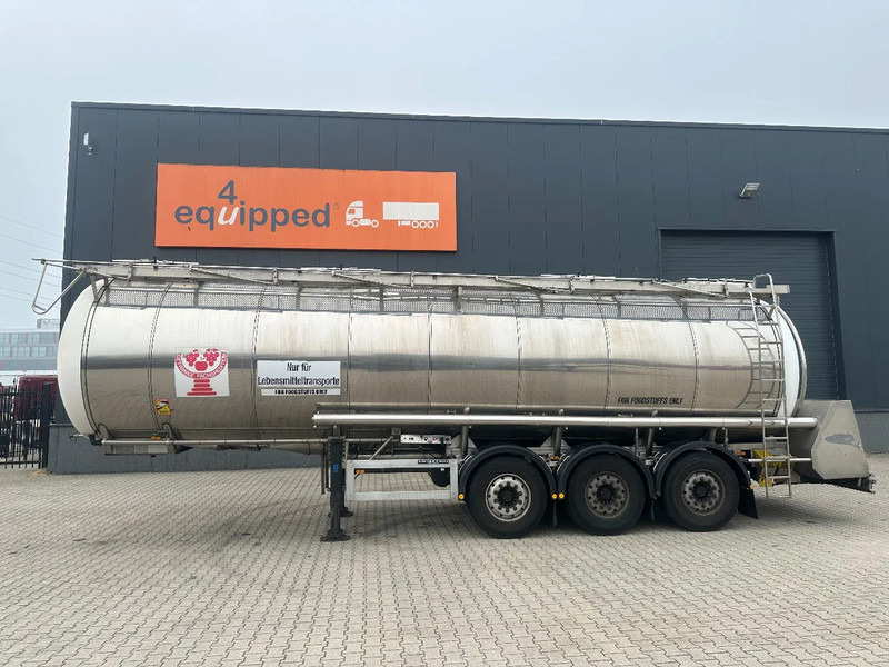 Feldbinder LEVENSMIDDELEN / FOOD / LEBENSMITTEL / 33.500L / 3-COMP / POMP / NL-trailer / APK: 09-2026, 10x beschikbaar - Полуприколка цистерна: слика 2 Feldbinder LEVENSMIDDELEN / FOOD / LEBENSMITTEL / 33.500L / 3-COMP / POMP / NL-trailer / APK: 09-2026, 10x beschikbaar - Полуприколка цистерна: слика 2
