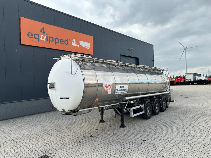 Feldbinder LEVENSMIDDELEN / FOOD / LEBENSMITTEL / 33.500L / 3-COMP / POMP / NL-trailer / APK: 10-2026, 10x beschikbaar - Полуприколка цистерна: слика 1 Feldbinder LEVENSMIDDELEN / FOOD / LEBENSMITTEL / 33.500L / 3-COMP / POMP / NL-trailer / APK: 10-2026, 10x beschikbaar - Полуприколка цистерна: слика 1