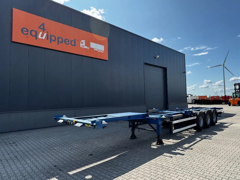Groenewegen 40FT HC-chassis, BPW+Trommel, Liftachse, NL-Chassis - Транспортер на контејнер/ Полуприколка со променливо тело: слика 1 Groenewegen 40FT HC-chassis, BPW+Trommel, Liftachse, NL-Chassis - Транспортер на контејнер/ Полуприколка со променливо тело: слика 1
