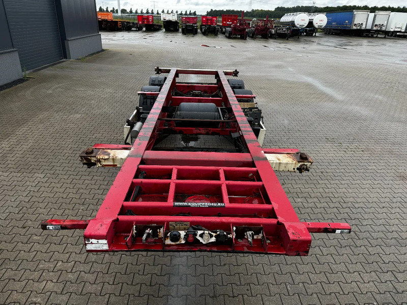 Krone 2-assig 20FT chassis, BPW + trommel, luchtvering, leeggewicht: 3.180kg - Транспортер на контејнер/ Полуприколка со променливо тело: слика 2 Krone 2-assig 20FT chassis, BPW + trommel, luchtvering, leeggewicht: 3.180kg - Транспортер на контејнер/ Полуприколка со променливо тело: слика 2
