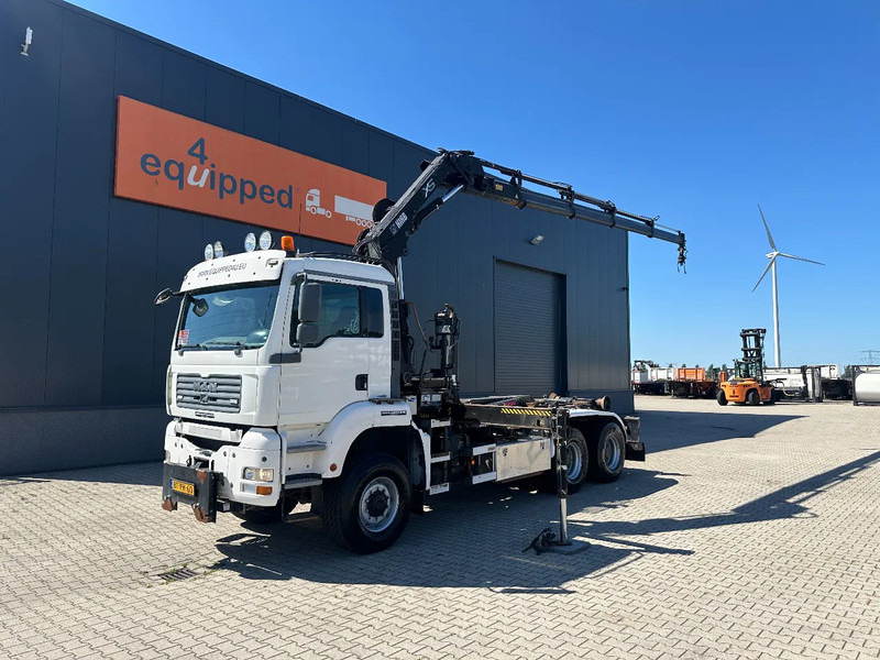 MAN TGA 26.440 6x6, HIAB 166 D-4 HIDUO Crane + ROTATOR / MULTILIFT HOOK (21T), full spring, NL-truck, APK: 02/2026 - Камион со кука за подигање, Камион со кран: слика 2 MAN TGA 26.440 6x6, HIAB 166 D-4 HIDUO Crane + ROTATOR / MULTILIFT HOOK (21T), full spring, NL-truck, APK: 02/2026 - Камион со кука за подигање, Камион со кран: слика 2