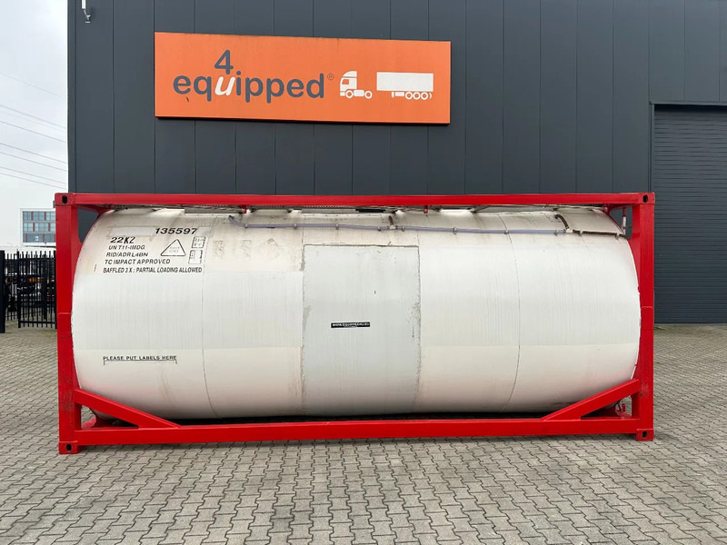 SINGAMAS 20FT ISO, 26.000L/1-COMP/3 BAFFELS/3 manholes, 5Y: 08-2027, L4BN, T11 - Резервоар за складирање: слика 2 SINGAMAS 20FT ISO, 26.000L/1-COMP/3 BAFFELS/3 manholes, 5Y: 08-2027, L4BN, T11 - Резервоар за складирање: слика 2