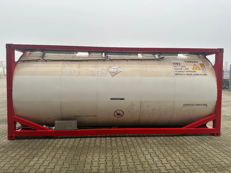 SINGAMAS 20FT ISO, 26.000L/1-COMP/3 BAFFELS/3 manholes, 5Y inspection: 06/2027 - Резервоар за складирање: слика 3 SINGAMAS 20FT ISO, 26.000L/1-COMP/3 BAFFELS/3 manholes, 5Y inspection: 06/2027 - Резервоар за складирање: слика 3