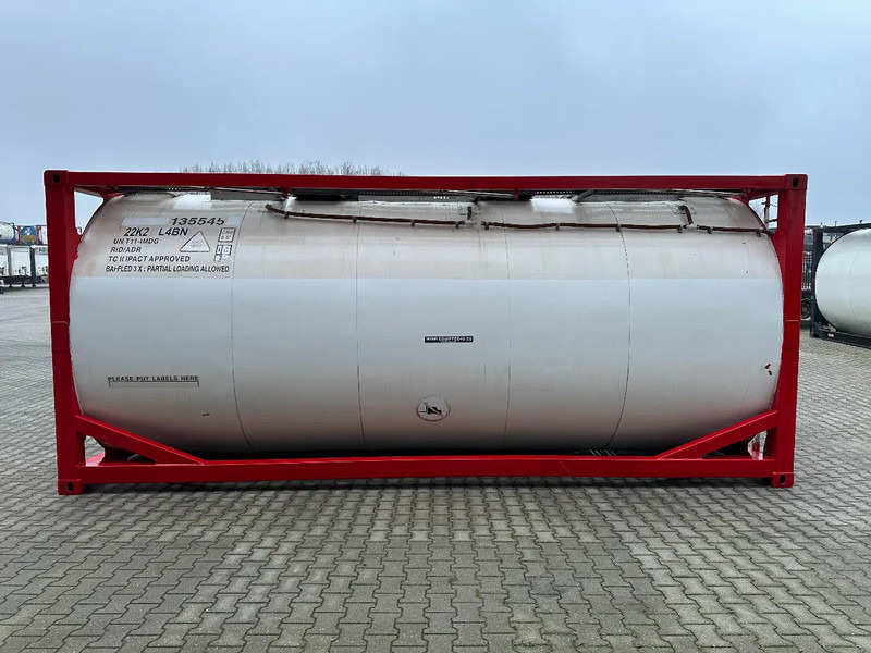SINGAMAS 20FT ISO, 26.000L/1-COMP/3 BAFFELS/3 manholes, 5Y inspection: 06/2027 - Резервоар за складирање: слика 3 SINGAMAS 20FT ISO, 26.000L/1-COMP/3 BAFFELS/3 manholes, 5Y inspection: 06/2027 - Резервоар за складирање: слика 3