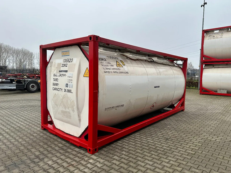 SINGAMAS 20FT ISO, 26.000L/1-COMP/3 BAFFELS/3 manholes, 5Y inspection: 06/2027 - Резервоар за складирање: слика 4 SINGAMAS 20FT ISO, 26.000L/1-COMP/3 BAFFELS/3 manholes, 5Y inspection: 06/2027 - Резервоар за складирање: слика 4