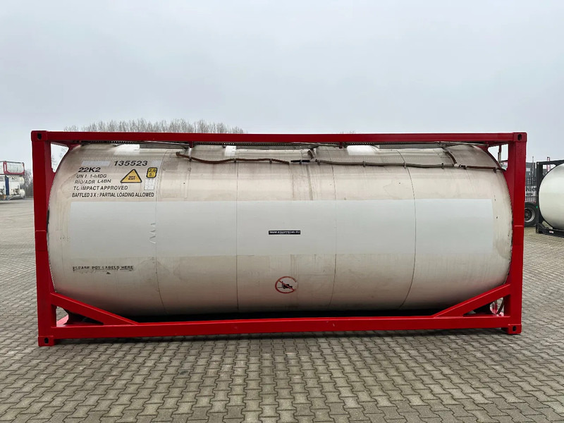 SINGAMAS 20FT ISO, 26.000L/1-COMP/3 BAFFELS/3 manholes, 5Y inspection: 06/2027 - Резервоар за складирање: слика 3 SINGAMAS 20FT ISO, 26.000L/1-COMP/3 BAFFELS/3 manholes, 5Y inspection: 06/2027 - Резервоар за складирање: слика 3