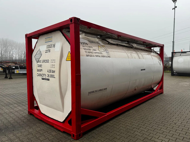 SINGAMAS 20FT ISO, 26.000L/1-COMP/3 BAFFELS/3 manholes, 5Y inspection: 07/2027 - Резервоар за складирање: слика 5 SINGAMAS 20FT ISO, 26.000L/1-COMP/3 BAFFELS/3 manholes, 5Y inspection: 07/2027 - Резервоар за складирање: слика 5