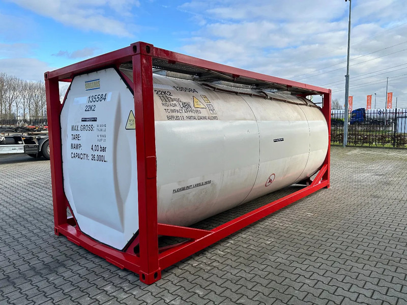SINGAMAS 20FT ISO, 26.000L/1-COMP/3 BAFFELS/3 manholes, ADR inspectio valid till: 07/2025 - Резервоар за складирање: слика 4 SINGAMAS 20FT ISO, 26.000L/1-COMP/3 BAFFELS/3 manholes, ADR inspectio valid till: 07/2025 - Резервоар за складирање: слика 4