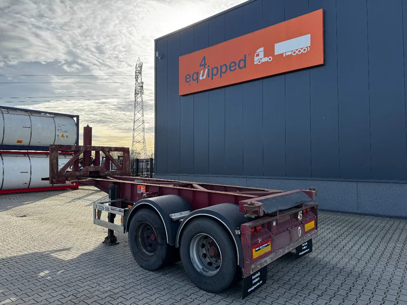 Van Hool 2 AXLE 20FT TIPPING-CHASSIS, TWIN-TIRES, BPW + DRUM, ALCOA, MOT 7/2026 - Транспортер на контејнер/ Полуприколка со променливо тело: слика 4 Van Hool 2 AXLE 20FT TIPPING-CHASSIS, TWIN-TIRES, BPW + DRUM, ALCOA, MOT 7/2026 - Транспортер на контејнер/ Полуприколка со променливо тело: слика 4