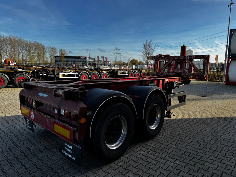 Van Hool 2 AXLE 20FT TIPPING-CHASSIS / TWIN-TIRES / BPW + DRUM / ALCOA / NL-trailer / APK - Транспортер на контејнер/ Полуприколка со променливо тело: слика 4 Van Hool 2 AXLE 20FT TIPPING-CHASSIS / TWIN-TIRES / BPW + DRUM / ALCOA / NL-trailer / APK - Транспортер на контејнер/ Полуприколка со променливо тело: слика 4