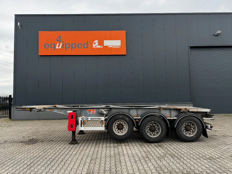 Van Hool 20FT / 20FT SWAP ADR (EX/II, EX/III, FL, OX, AT), BPW, disc brakes, liftaxle, galvanized, ALCOA, NL-Chassis, empty weight 3.300K - Транспортер на контејнер/ Полуприколка со променливо тело: слика 2 Van Hool 20FT / 20FT SWAP ADR (EX/II, EX/III, FL, OX, AT), BPW, disc brakes, liftaxle, galvanized, ALCOA, NL-Chassis, empty weight 3.300K - Транспортер на контејнер/ Полуприколка со променливо тело: слика 2