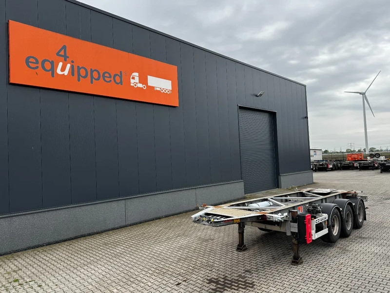 Van Hool 20FT / 20FT SWAP ADR (EX/II, EX/III, FL, OX, AT), BPW, disc brakes, liftaxle, galvanized, ALCOA, NL-Chassis, empty weight 3.300K - Транспортер на контејнер/ Полуприколка со променливо тело: слика 1 Van Hool 20FT / 20FT SWAP ADR (EX/II, EX/III, FL, OX, AT), BPW, disc brakes, liftaxle, galvanized, ALCOA, NL-Chassis, empty weight 3.300K - Транспортер на контејнер/ Полуприколка со променливо тело: слика 1