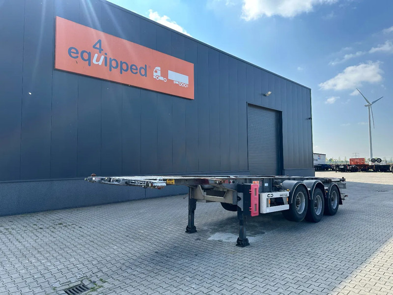 Van Hool 20FT/30FT, ADR (EX/II, EX/III, FL, OX, AT), BPW + drum, ALCOA, galvanized, liftaxle, NL-Chassis - Транспортер на контејнер/ Полуприколка со променливо тело: слика 1 Van Hool 20FT/30FT, ADR (EX/II, EX/III, FL, OX, AT), BPW + drum, ALCOA, galvanized, liftaxle, NL-Chassis - Транспортер на контејнер/ Полуприколка со променливо тело: слика 1