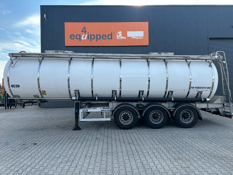 Van Hool LEBENSMITTEL / RVS Rahmen / Leergewicht: 5.860kg / 29.500L / 1-Kammer+ 1 Schwallwand / Scheibebremse / NL / APK - Полуприколка цистерна: слика 2 Van Hool LEBENSMITTEL / RVS Rahmen / Leergewicht: 5.860kg / 29.500L / 1-Kammer+ 1 Schwallwand / Scheibebremse / NL / APK - Полуприколка цистерна: слика 2