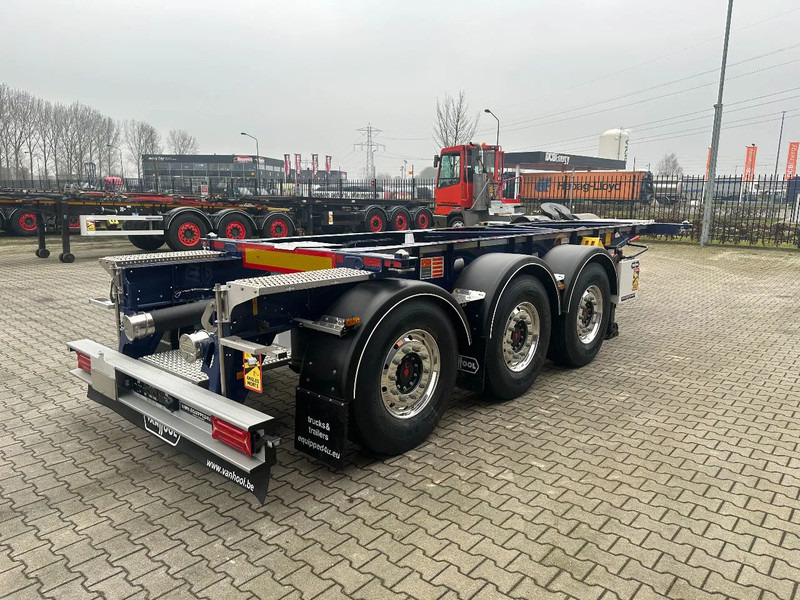 Van Hool NEW / DIRECT AVAILABLE 20FT ADR-CHASSIS, EMPTY WEIGHT: 3.300KG, DISCBRAKES, 3x available, ALU WHEELS - Транспортер на контејнер/ Полуприколка со променливо тело: слика 5 Van Hool NEW / DIRECT AVAILABLE 20FT ADR-CHASSIS, EMPTY WEIGHT: 3.300KG, DISCBRAKES, 3x available, ALU WHEELS - Транспортер на контејнер/ Полуприколка со променливо тело: слика 5