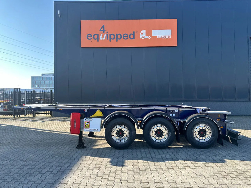 Van Hool NEW / DIRECT AVAILABLE 20FT ADR-CHASSIS, EMPTY WEIGHT: 3.300KG, DISCBRAKES, 3x available, ALU WHEELS - Транспортер на контејнер/ Полуприколка со променливо тело: слика 2 Van Hool NEW / DIRECT AVAILABLE 20FT ADR-CHASSIS, EMPTY WEIGHT: 3.300KG, DISCBRAKES, 3x available, ALU WHEELS - Транспортер на контејнер/ Полуприколка со променливо тело: слика 2