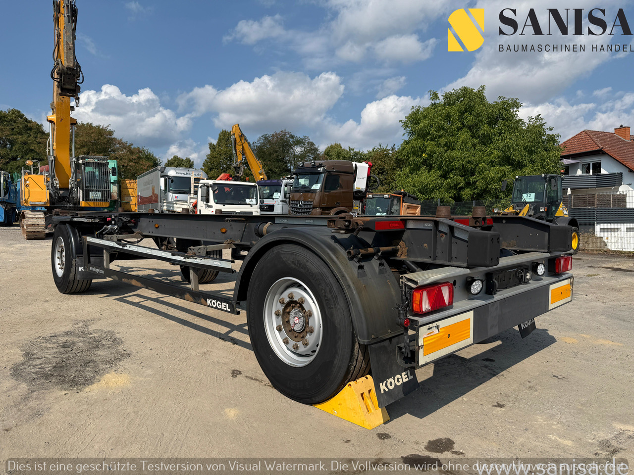 KÖGEL AW18/Wechselfahrgestell/BDF/Pneumatik - Шасијска приколка: слика 3 KÖGEL AW18/Wechselfahrgestell/BDF/Pneumatik - Шасијска приколка: слика 3