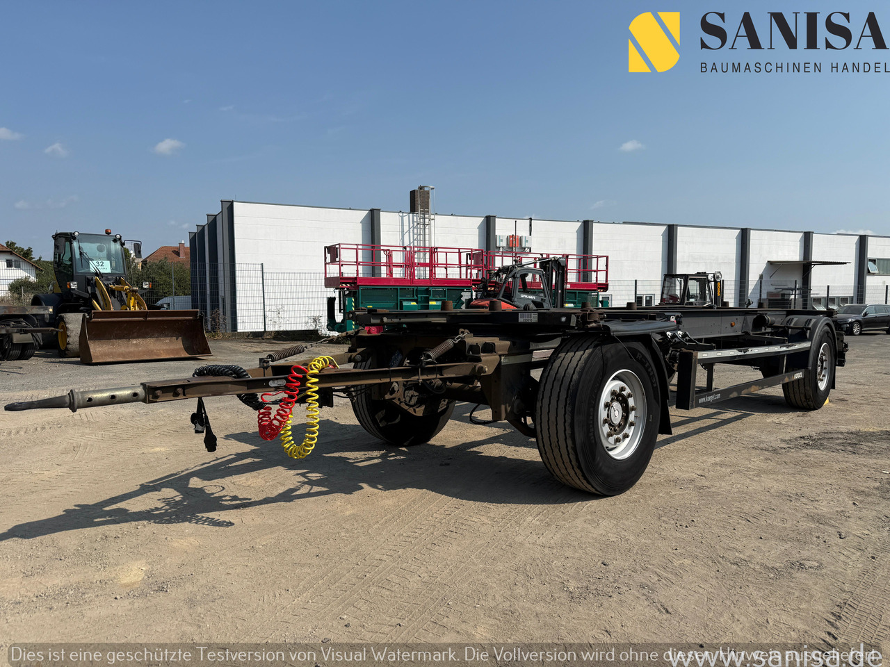 KÖGEL AW18/Wechselfahrgestell/BDF/Pneumatik - Шасијска приколка: слика 1 KÖGEL AW18/Wechselfahrgestell/BDF/Pneumatik - Шасијска приколка: слика 1