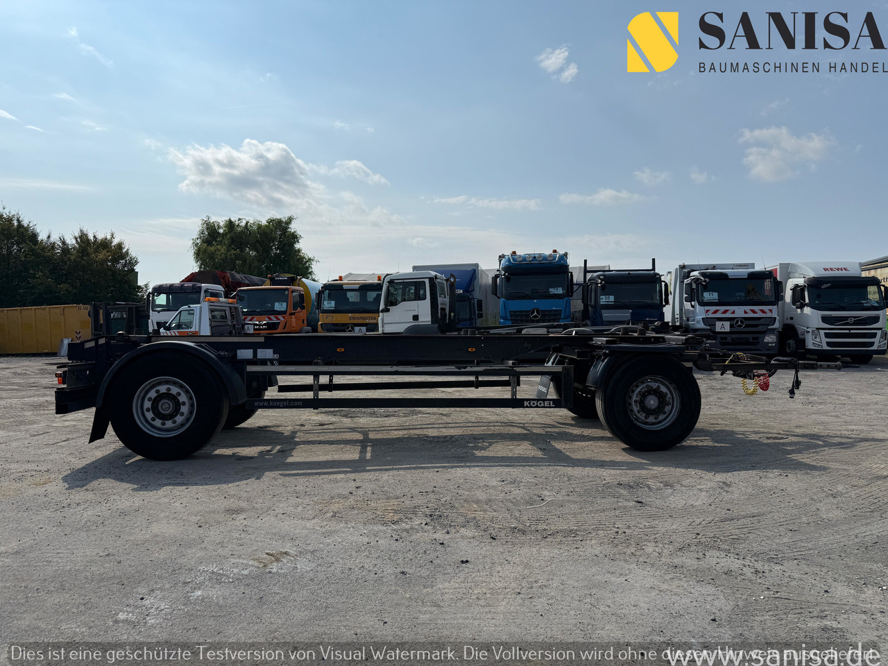 KÖGEL AW18/Wechselfahrgestell/BDF/Pneumatik - Шасијска приколка: слика 5 KÖGEL AW18/Wechselfahrgestell/BDF/Pneumatik - Шасијска приколка: слика 5