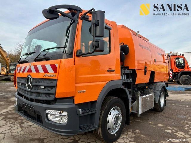 Mercedes-Benz Atego 1318/Bucher CityFant 6000 - Возило за метење: слика 1 Mercedes-Benz Atego 1318/Bucher CityFant 6000 - Возило за метење: слика 1