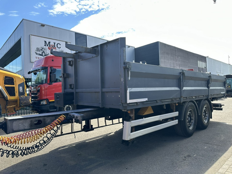 A&D ZA 18 2-AS AANHANGER - 6m50 - GROTE WIELEN - BELGISCHE PAPIEREN - LUCHTVERING / AIR SUSPENSION - Приколка платформа: слика 4 A&D ZA 18 2-AS AANHANGER - 6m50 - GROTE WIELEN - BELGISCHE PAPIEREN - LUCHTVERING / AIR SUSPENSION - Приколка платформа: слика 4