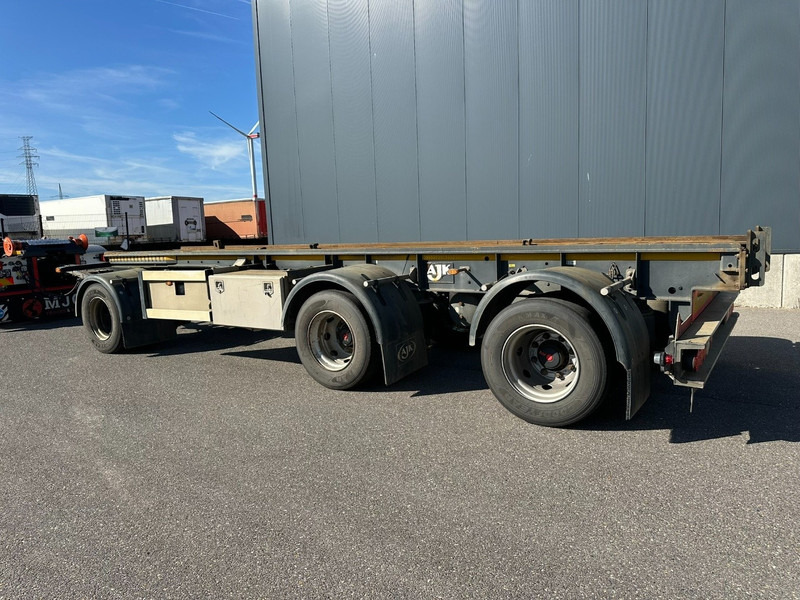 AJK AET - 30T CONTAINERAANHANGER - SAF - DISC BRAKES - AIR SUSP. - GOOD TIRES - TÜV 15-03-2026 - SmartBoard - BELGISCHE PAPIEREN - Транспортер на контејнер/ Приколка со променливо тело: слика 3 AJK AET - 30T CONTAINERAANHANGER - SAF - DISC BRAKES - AIR SUSP. - GOOD TIRES - TÜV 15-03-2026 - SmartBoard - BELGISCHE PAPIEREN - Транспортер на контејнер/ Приколка со променливо тело: слика 3