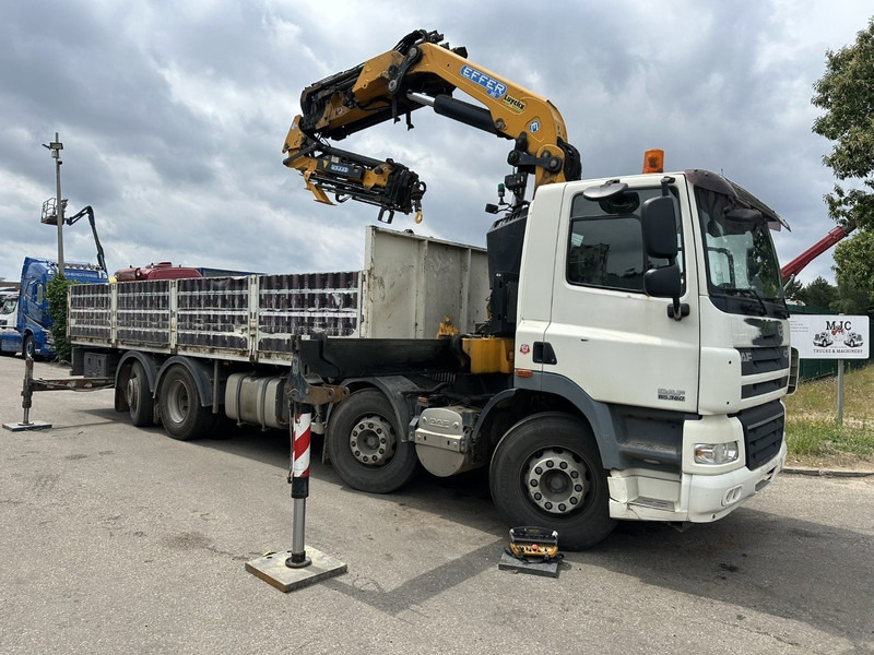 DAF CF 85.360 8x2 + CRANE (25m!) EFFER 305 6S + JIB 4S + ROTATOR - PLATORM 7m60 - LIFT + STEERING AXLE - EURO 5 - BE - Камион со кран: слика 2 DAF CF 85.360 8x2 + CRANE (25m!) EFFER 305 6S + JIB 4S + ROTATOR - PLATORM 7m60 - LIFT + STEERING AXLE - EURO 5 - BE - Камион со кран: слика 2