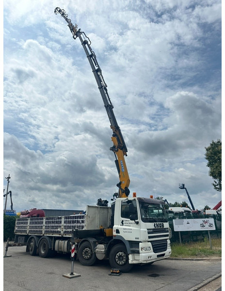 Камион со кран DAF CF 85.360 8x2 + CRANE (25m!) EFFER 305 6S + JIB 4S + ROTATOR - PLATORM 7m60 - LIFT + STEERING AXLE - EURO 5 - BE: слика 9