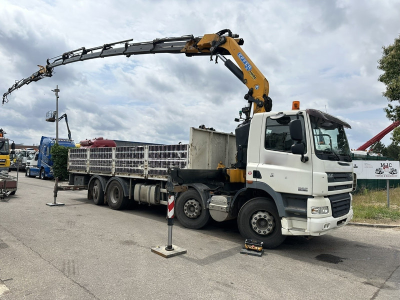 DAF CF 85.360 8x2 + KRAN (25m!) EFFER 305 6S + JIB 4S + ROTATOR - PLATORM 7m60 - LIFT + STEERING AXLE - EURO 5 - BE - Камион со платформа, Камион со кран: слика 2 DAF CF 85.360 8x2 + KRAN (25m!) EFFER 305 6S + JIB 4S + ROTATOR - PLATORM 7m60 - LIFT + STEERING AXLE - EURO 5 - BE - Камион со платформа, Камион со кран: слика 2