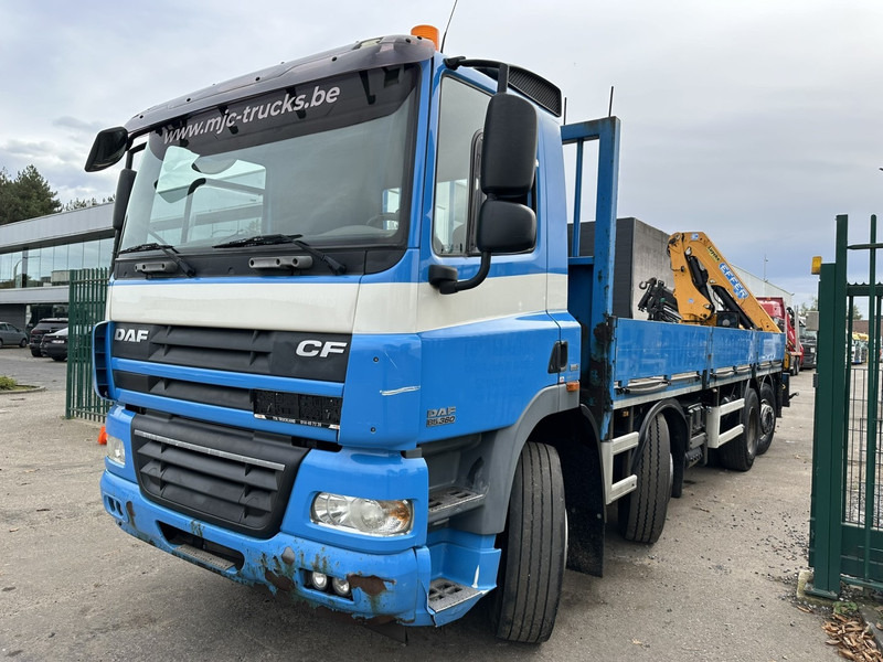 DAF CF 85.360 8x2 PRITSCHE 7m35 + KRAN EFFER 165-3S + RADIO - MANUAL GEARBOX ZF - EURO 5 - BE TRUCK - Камион со платформа, Камион со кран: слика 4 DAF CF 85.360 8x2 PRITSCHE 7m35 + KRAN EFFER 165-3S + RADIO - MANUAL GEARBOX ZF - EURO 5 - BE TRUCK - Камион со платформа, Камион со кран: слика 4